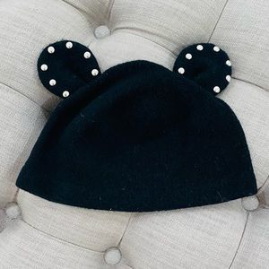 Bear ear with stud women hat